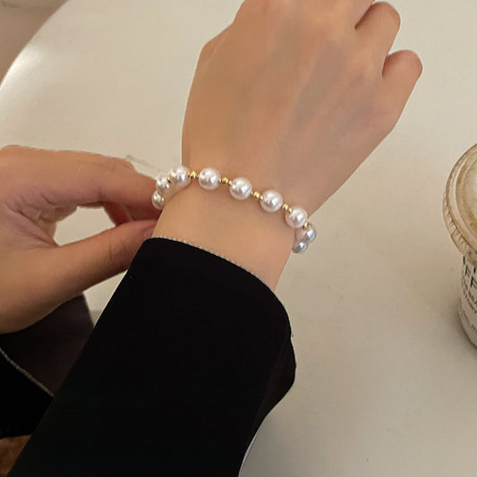 Simple design pearl bracelet