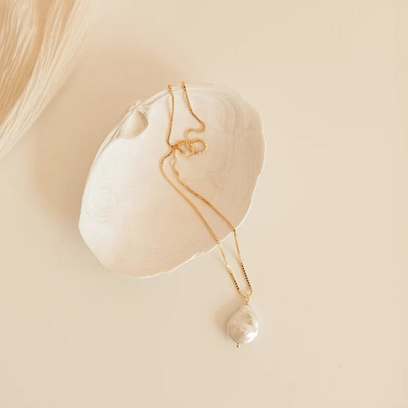 Baroque Simple Pearl Necklace