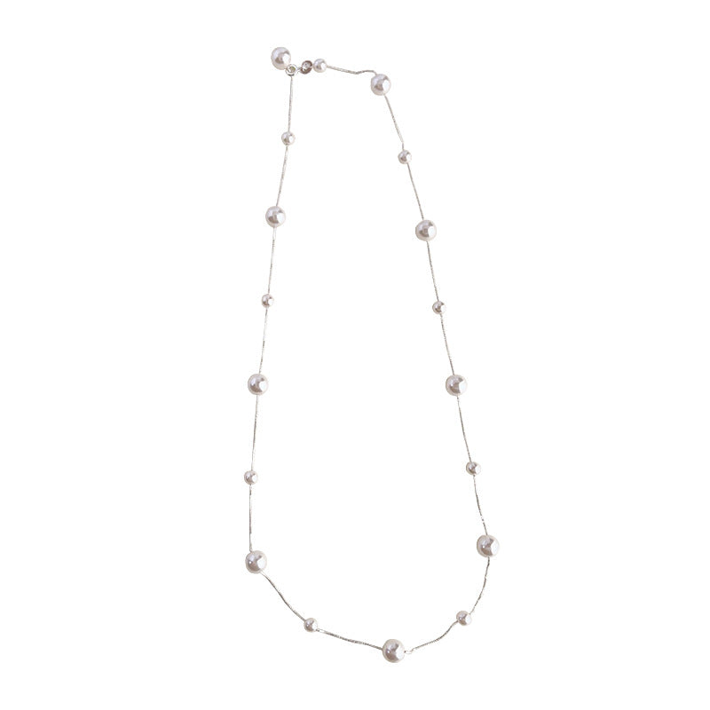 Crystal Pearl Elegant Gypsy Design Necklace